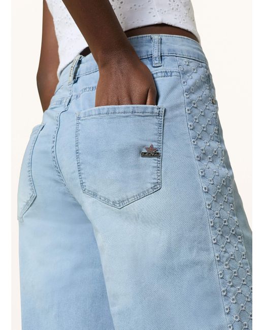 Buena Vista Blue Wide Leg Jeans