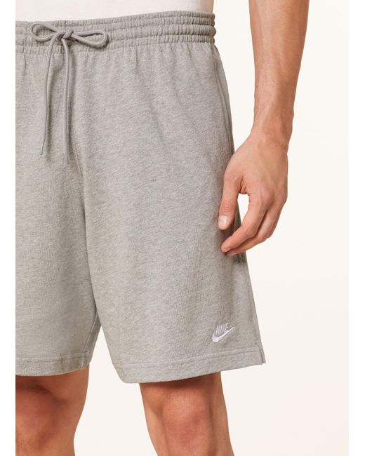 Nike Sweatshorts in Gray für Herren
