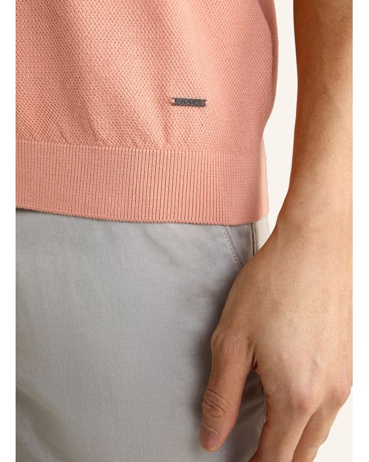 Joop! Poloshirt Modern Fit in Pink für Herren