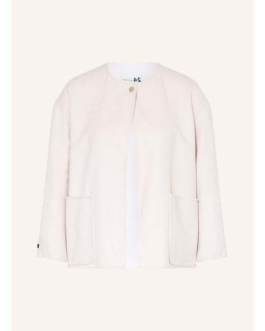 Manzoni 24 Natural Kastenjacke mit 3/4-Arm