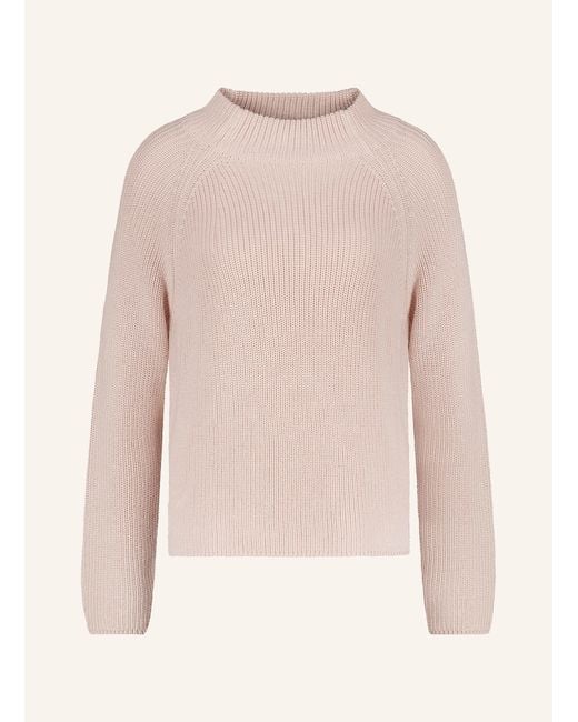 Monari Pink Rollkragenpullover