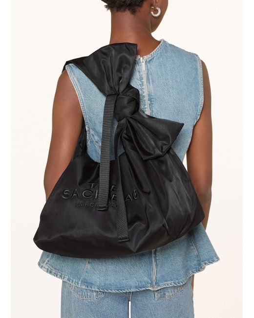 Marc Jacobs Black Schultertasche THE SACK BAG mit Pouch