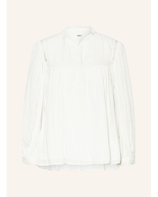 Ba&sh Natural Bluse PINTOR mit Rüschen