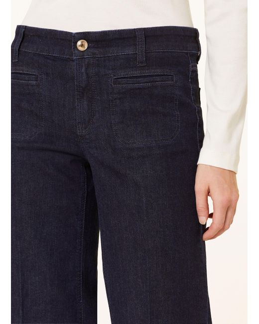 Cambio Blue Flared Jeans TESS