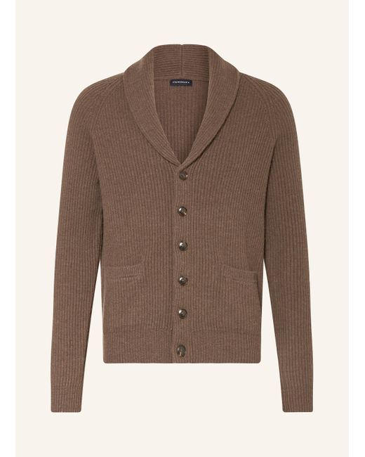 STROKESMAN'S Strickjacke in Brown für Herren