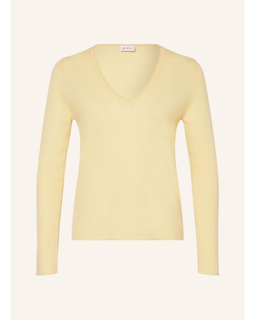 FTC Cashmere Yellow Cashmere-Pullover