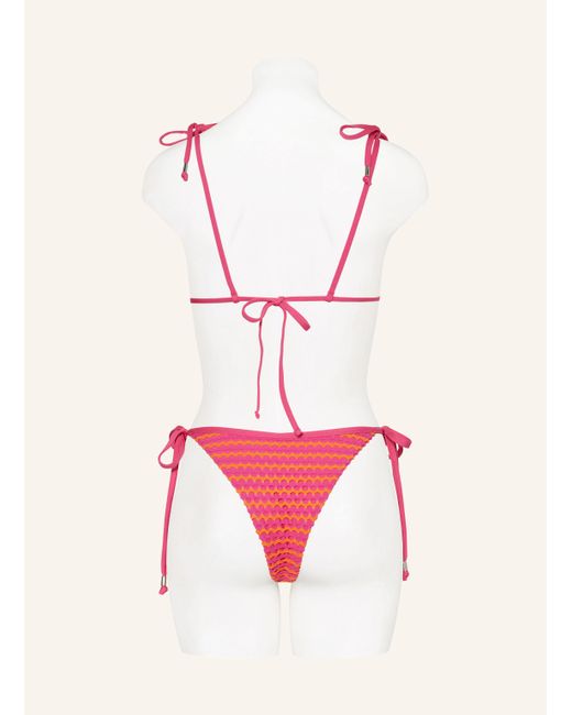 Seafolly Pink Triangel-Bikini-Hose MESH EFFECT