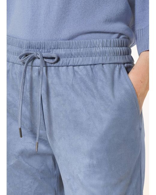 Juvia Blue 7/8-Hose in Lederoptik