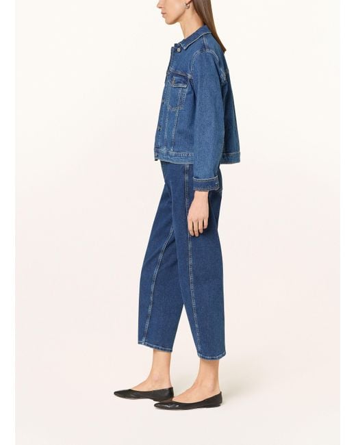 someday. Blue 7/8-Mom Jeans CELLMA