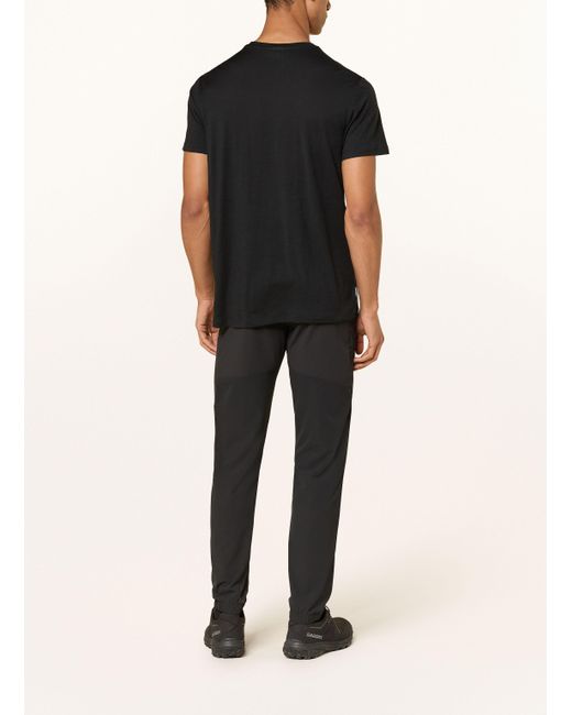 Icebreaker T-Shirt MERINO 150 TECH LITETM aus Merinowolle in Black für Herren