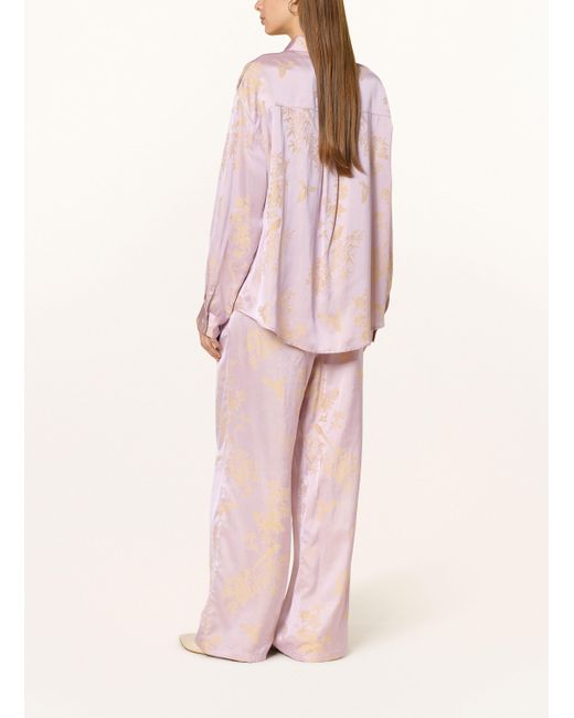 Elias Rumelis Pink Marlenehose SILKA aus Satin