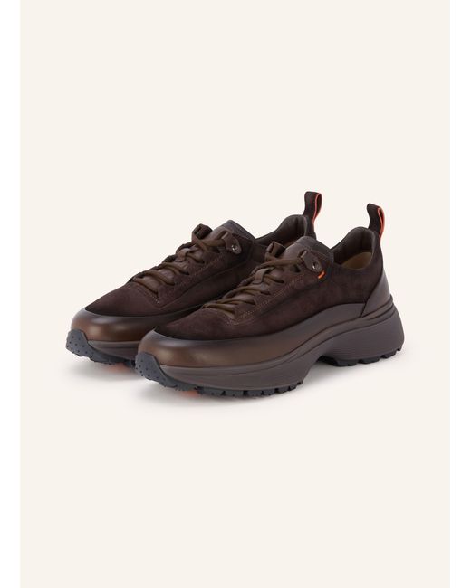 Santoni Sneaker EASY BOUNCE in Brown für Herren