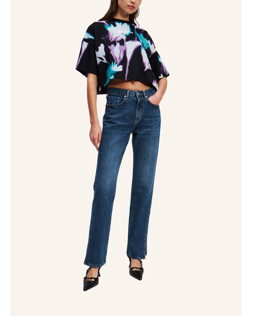 Karl Lagerfeld Blue Jeans Straight Fit
