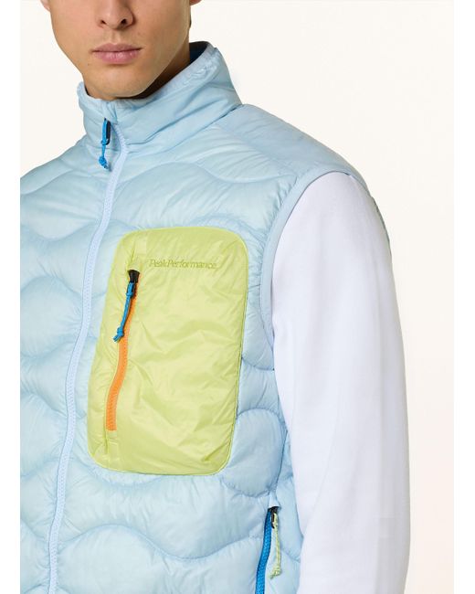 Peak Performance Daunenweste UTILITY HELIUM in Blue für Herren
