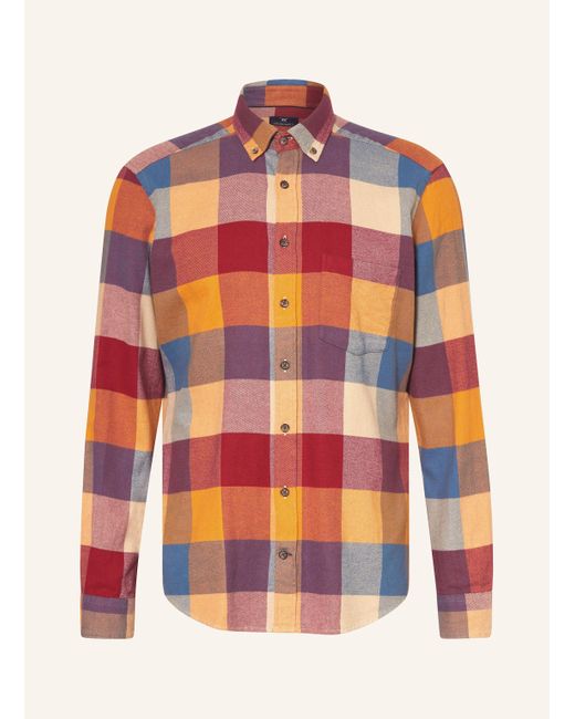 STROKESMAN'S Flanellhemd Regular Fit in Multicolor für Herren
