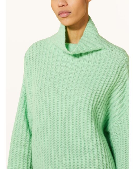 SMINFINITY Green Cashmere-Pullover