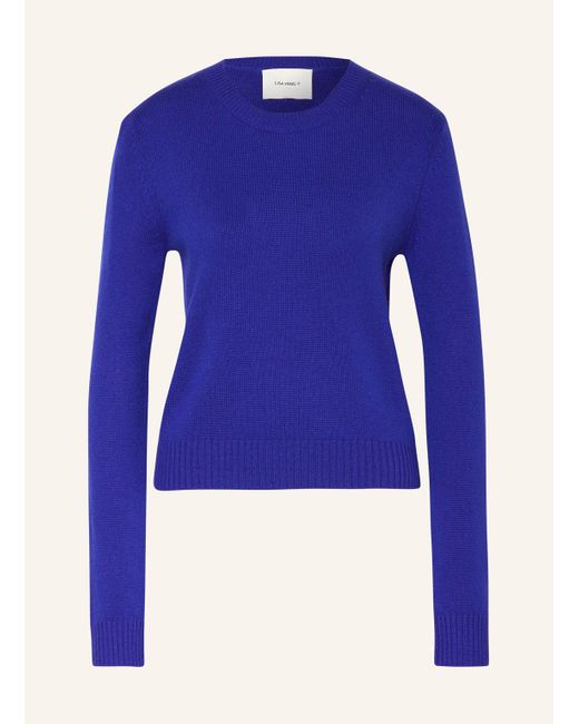 Lisa Yang Blue Cashmere-Pullover MABLE