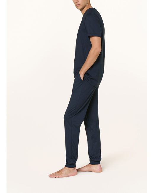 Calida Lounge-Hose REMIX BASIC in Blue für Herren