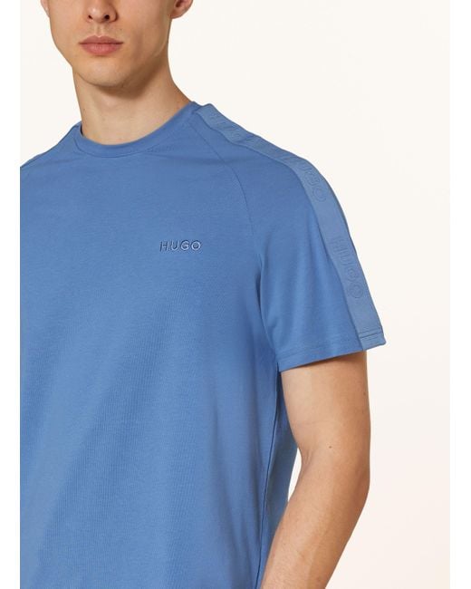 HUGO Lounge-Shirt in Blue für Herren