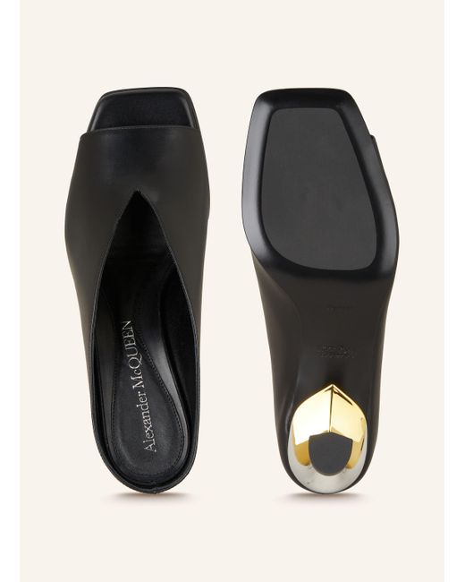 Alexander McQueen Black Mules