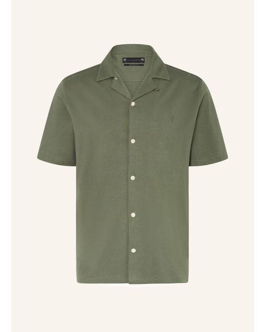 AllSaints Resorthemd HUDSON Relaxed Fit in Green für Herren