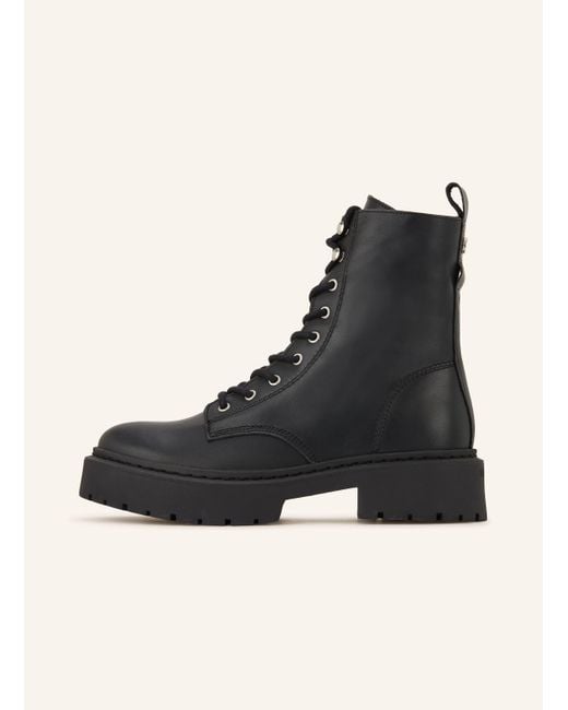 Steve Madden Black Schnürboots GUSTO