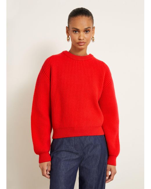 Jil Sander Red Pullover