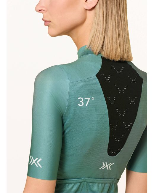 X Bionic Green Radtrikot COREFUSION RIDE JERSEY