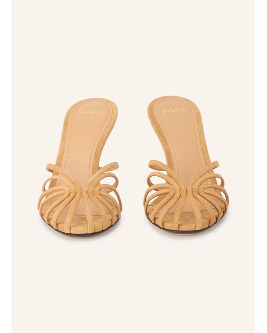 ALEVI Natural Mules MEL