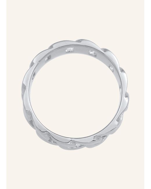 Kuzzoi Ring in Metallic für Herren