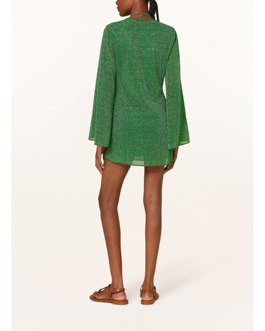 Oseree Green Strandkleid LUMIERE mit Glitzergarn