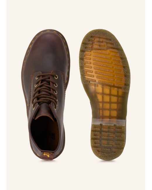 Dr. Martens Schnürboots 101 CRAZY HORSE in Brown für Herren