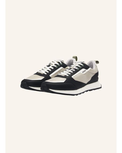 HUGO Sneaker ICELIN_RUNN_PUNY in Natural für Herren