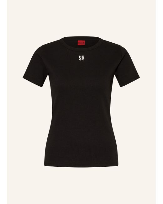 HUGO Black T-Shirt DELORIS
