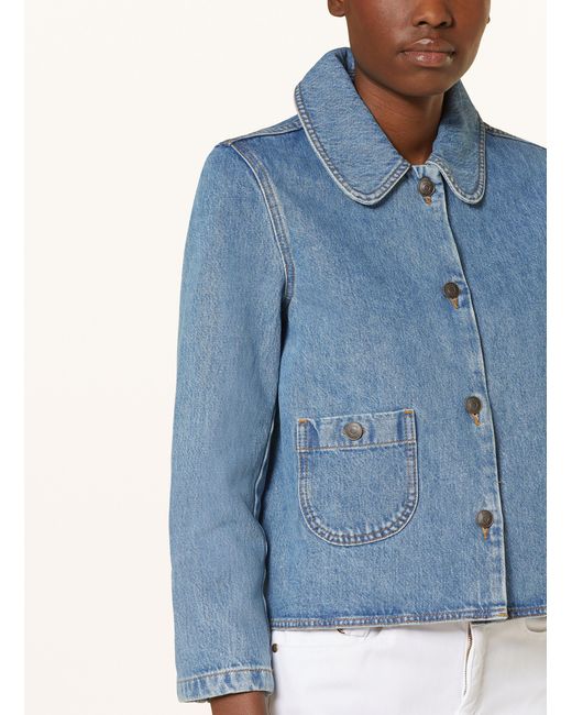 Ba&sh Blue Jeansjacke TINY
