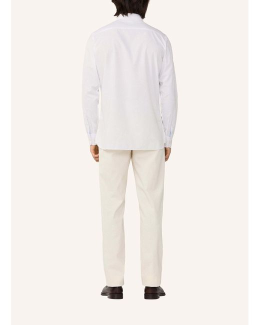 Hackett Freizeithemd SOLID END ON END in White für Herren