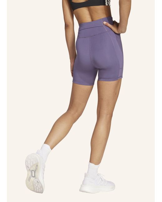 Adidas Purple OWN THE RUN KURZE LEGGINGS