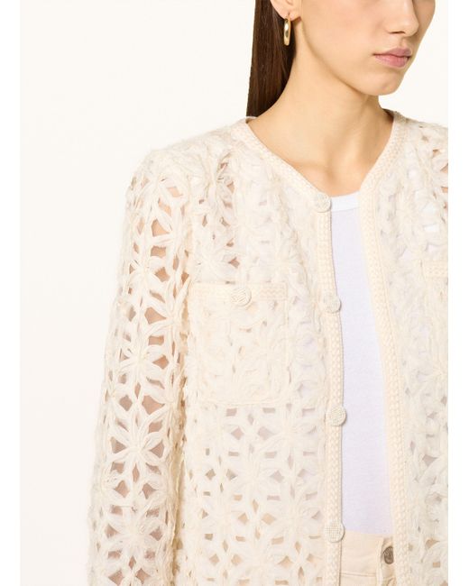 Rich & Royal Natural Jacke aus Mesh
