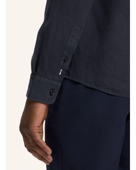Boss Casual Hemd H-ROAN-BD-E-C1-253 Slim Fit in Blue für Herren