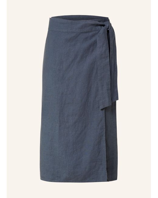 Marc O' Polo Blue Wickelrock aus Leinen