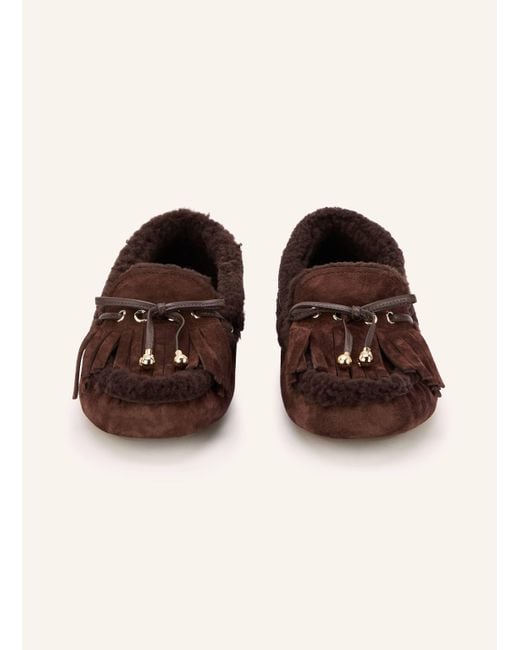 Jimmy Choo Brown Mokassins MANON