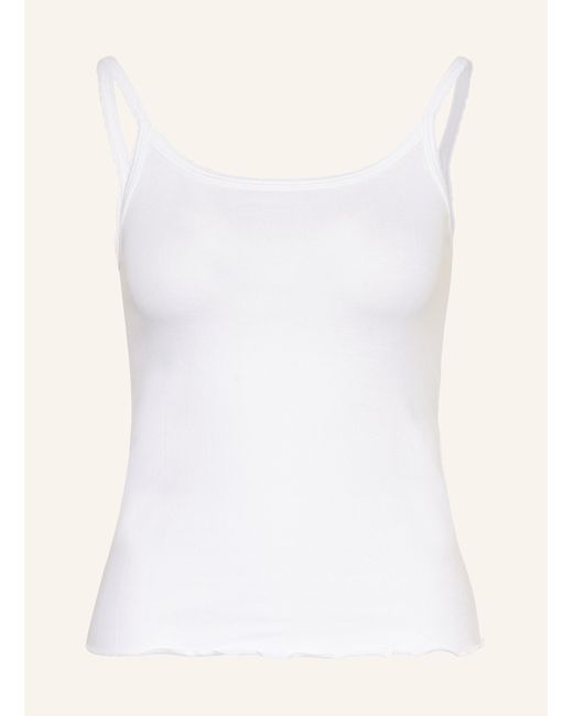 Skims White Lounge-Top DROP NEEDLE