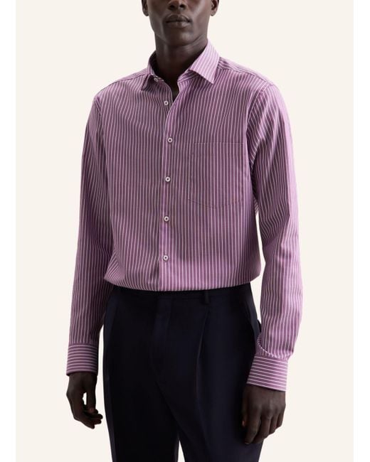 Seidensticker Business Hemd Regular Fit in Purple für Herren