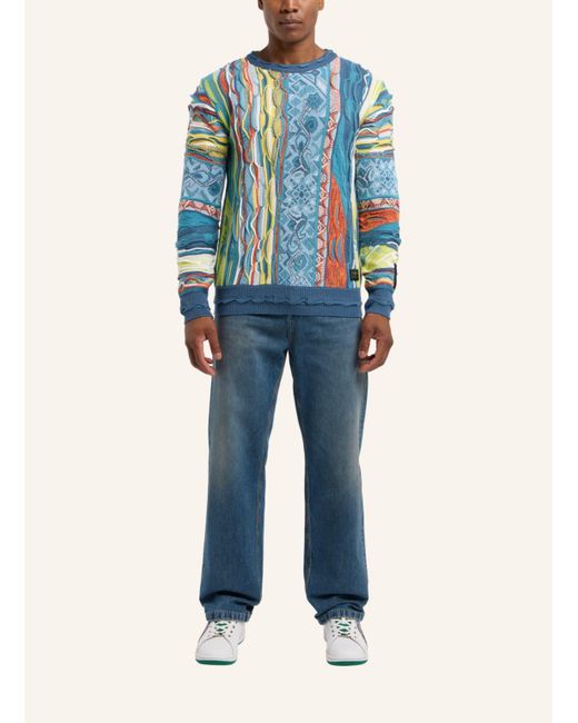 carlo colucci Strickpullover DIMANI in Blue für Herren