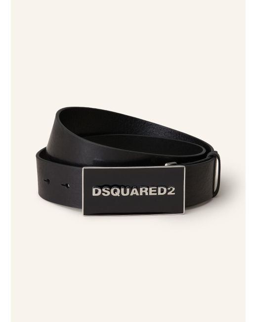 DSquared² Ledergürtel in Black für Herren
