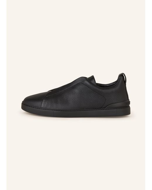 Zegna Slip-on-Sneaker TRIPLE STITCHTM in Black für Herren