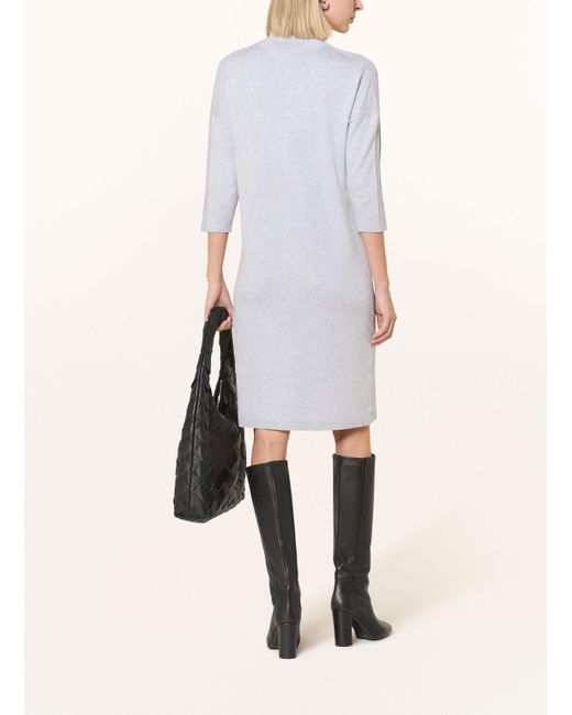 Comma, White Strickkleid