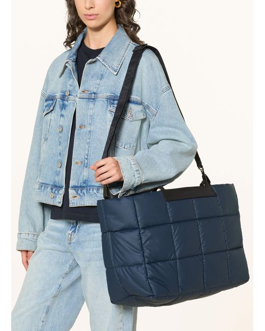VEE COLLECTIVE Blue Shopper PORTER MARCHE mit Pouch