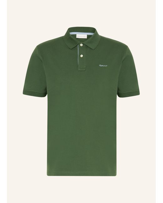 Gant Piqué-Poloshirt in Green für Herren