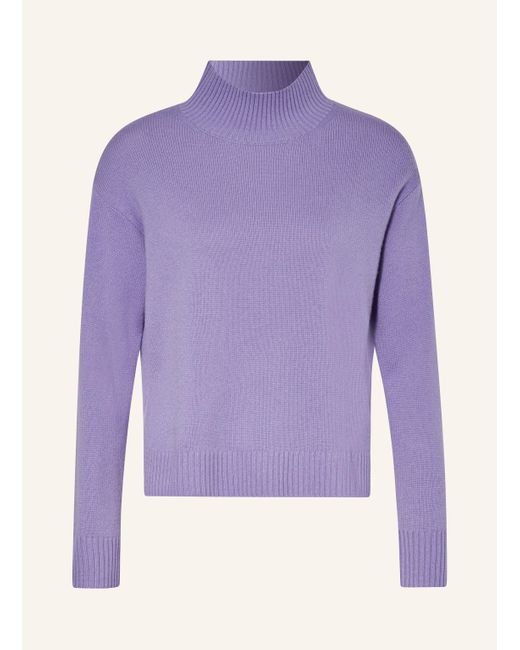 DARLING HARBOUR Purple Cashmere-Pullover